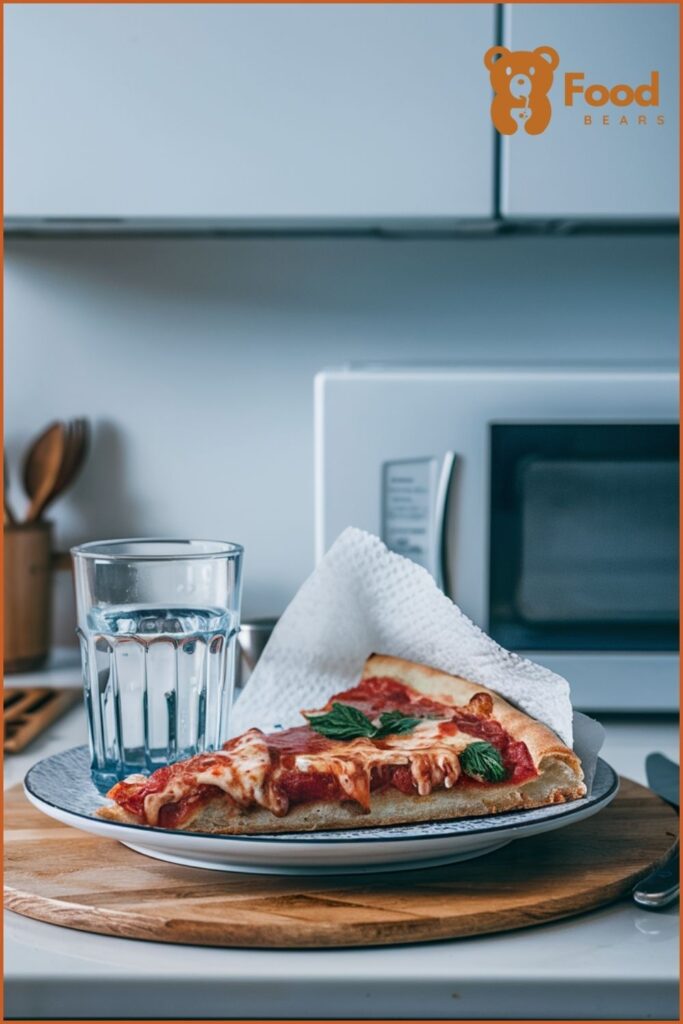 Best Way to Warm Up Pizza - Microwave on Medium Power with a Glass of Water