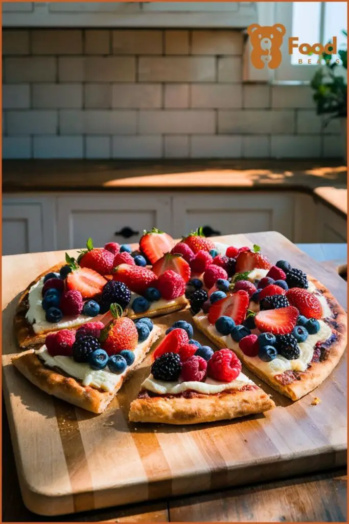 Dessert Pizzas with Pizza Dough - Mixed Berries and Mascarpone Pizza