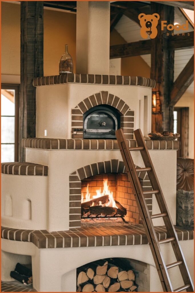 Outdoor Fireplace with Pizza Oven - Multi-level fireplace and Pizza Oven Structure