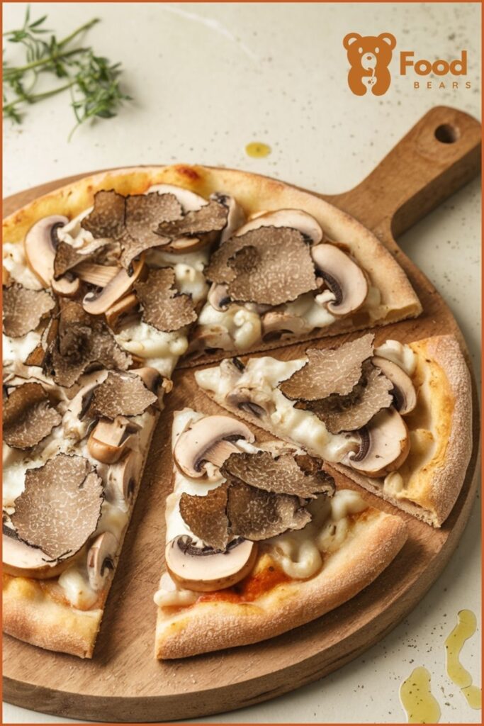 Pizza Party Menu Ideas - Mushroom and Truffle Pizza for Pizza Party Menu