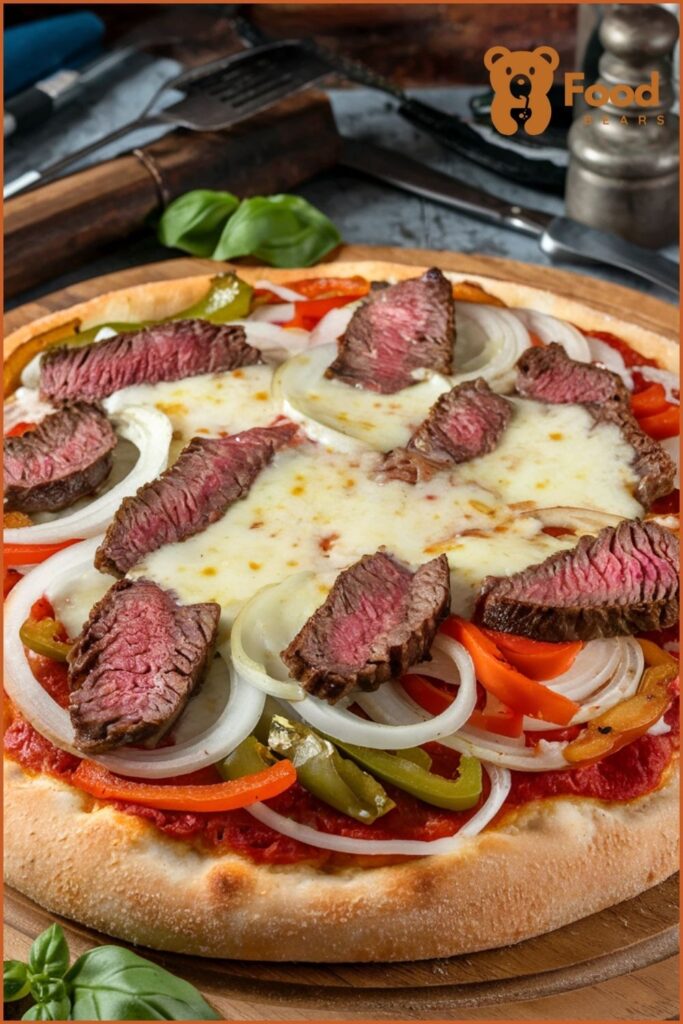 Ideas for Frozen Pizza - Philly Cheesesteak