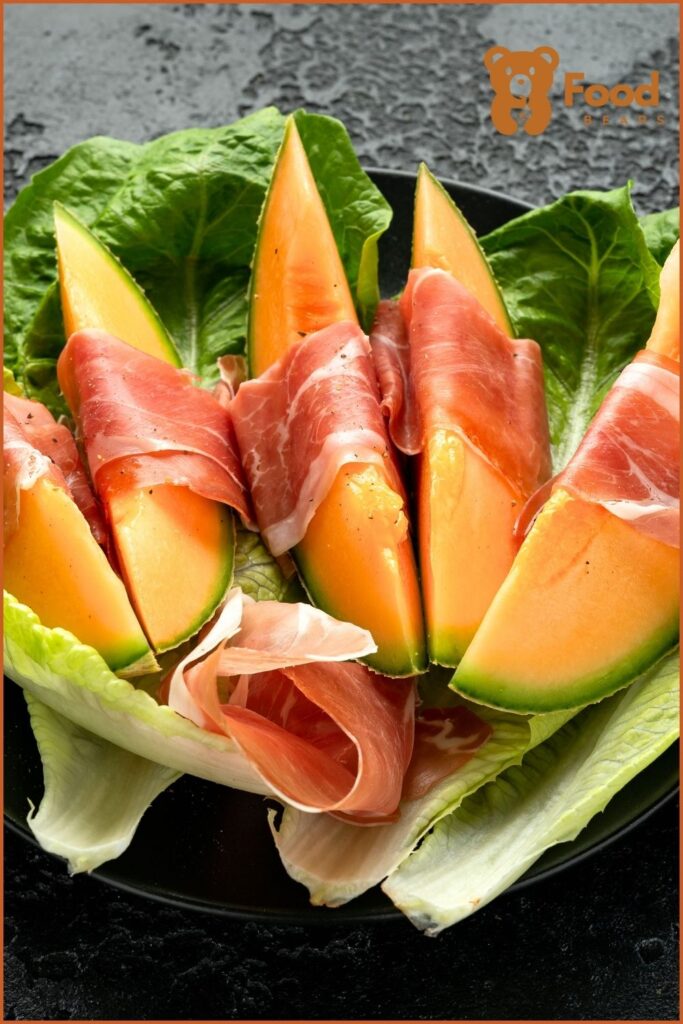 Prosciutto Wrapped Melon Appetizer for Pizza