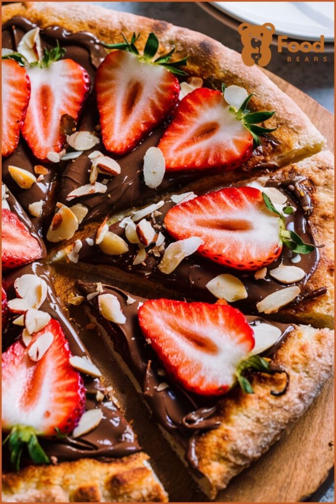 Homemade Dessert Pizza Ideas - Strawberry Nutella Pizza