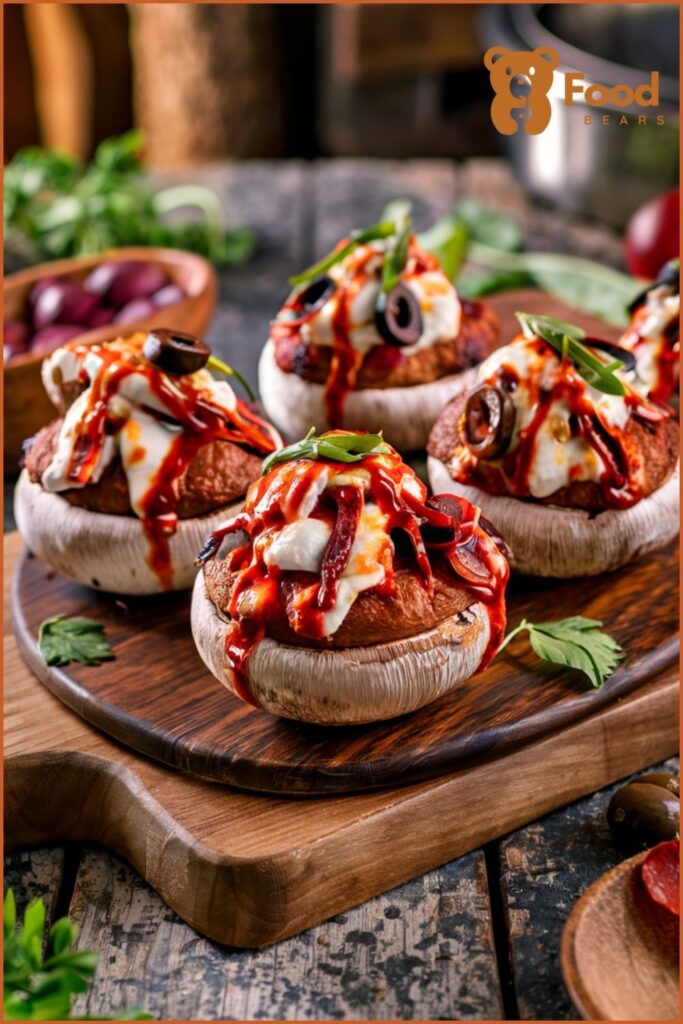 Stuffed Mushrooms Appetizer for Pizza