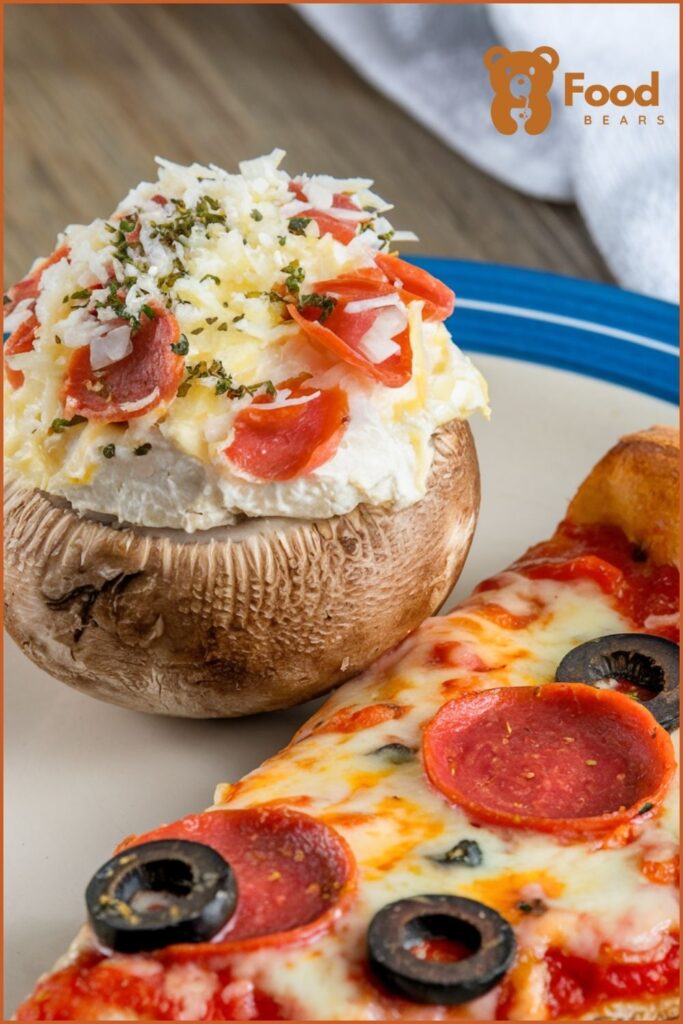 Ideas to Serve With Pizza - Stuffed Mushrooms Serve With Pizza