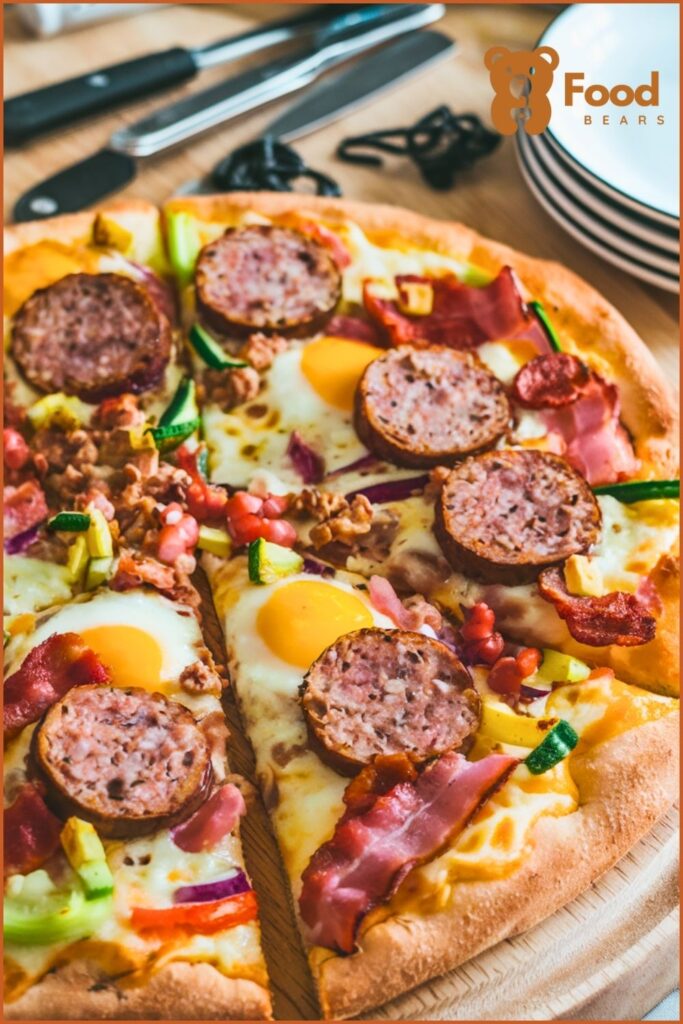 Pizza Oven Recipes - Breakfast Pizza for pizza oven