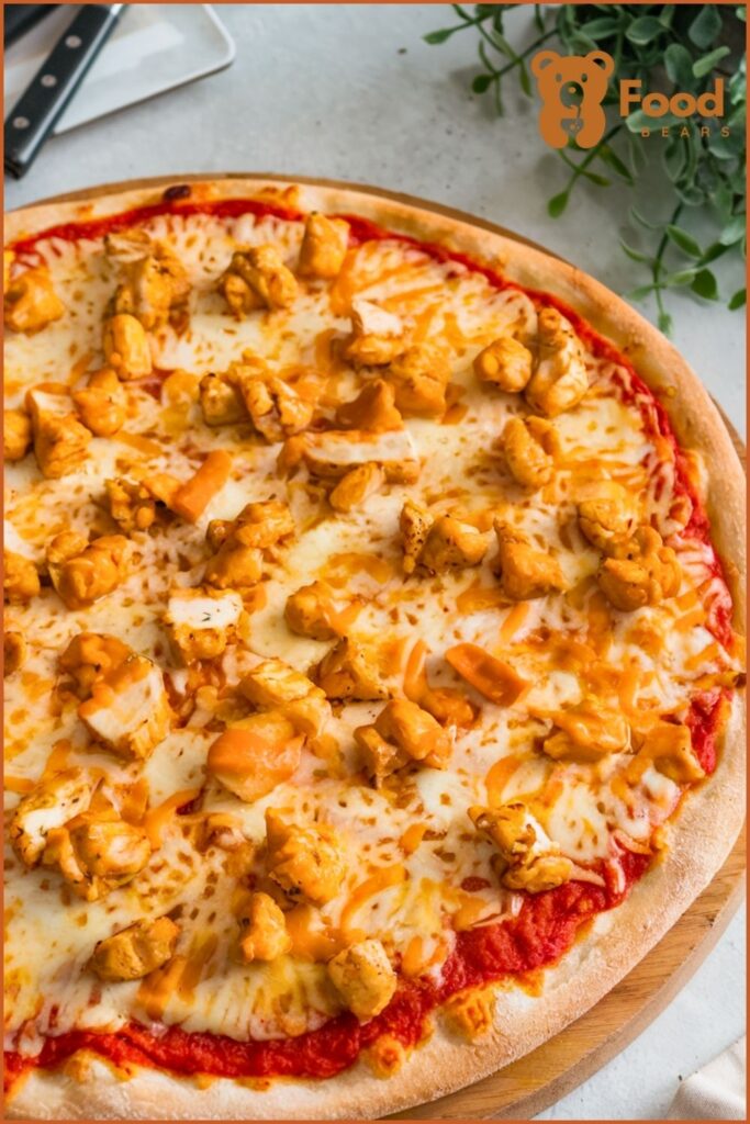 Pizza Oven Recipes - Buffalo Chicken Pizza for pizza oven