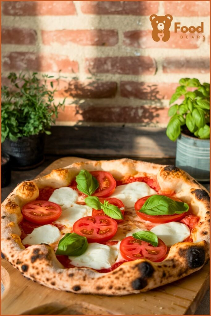 Wood Pellet Pizza Oven Recipes - Caprese Pizza wood oven