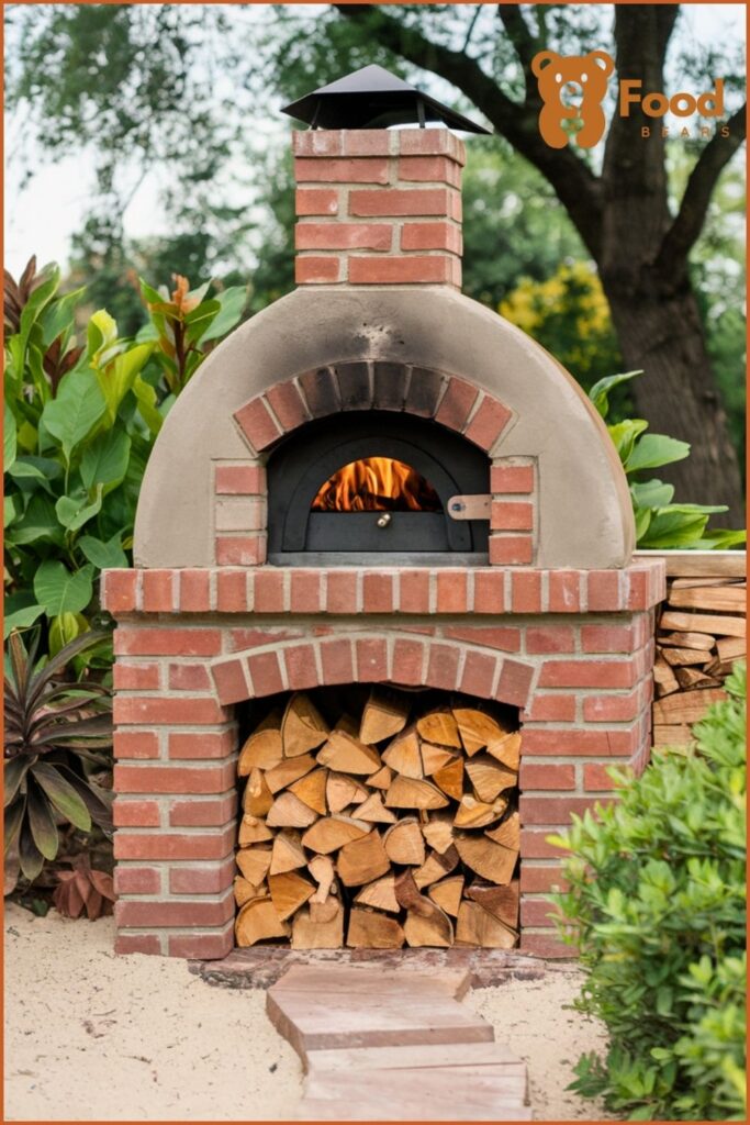 DIY Brick Pizza Oven - DIY Pizza Oven with a Firewood Storage