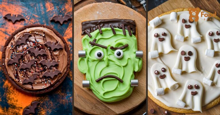 Halloween Dessert Pizzas