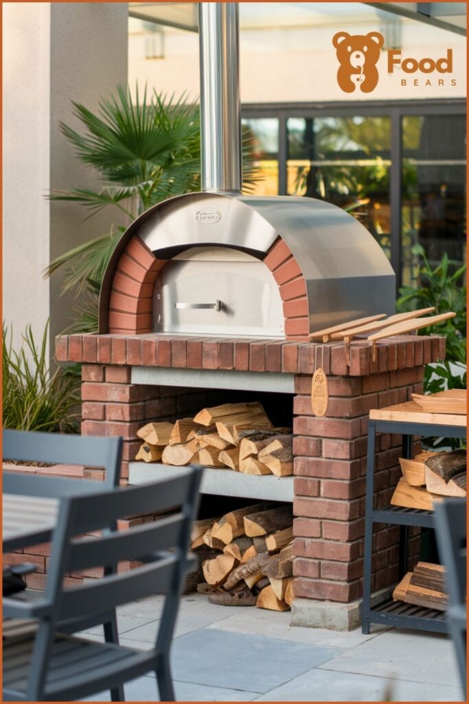 DIY Brick Pizza Oven - Modern Brick and Steel Pizza Oven Combo