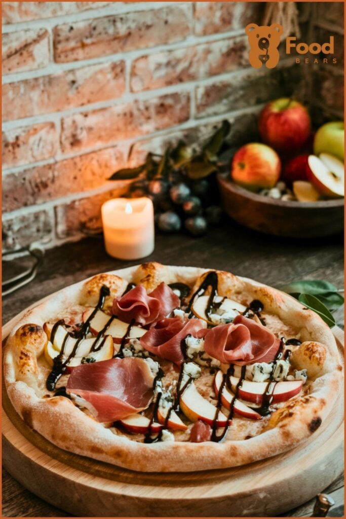 Spooky Pizza Ideas - Poison Apple Pizza for Halloween