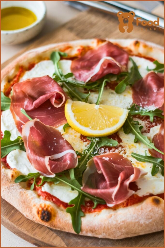 Pizza Oven Recipes - Prosciutto and Arugula Pizza for pizza oven