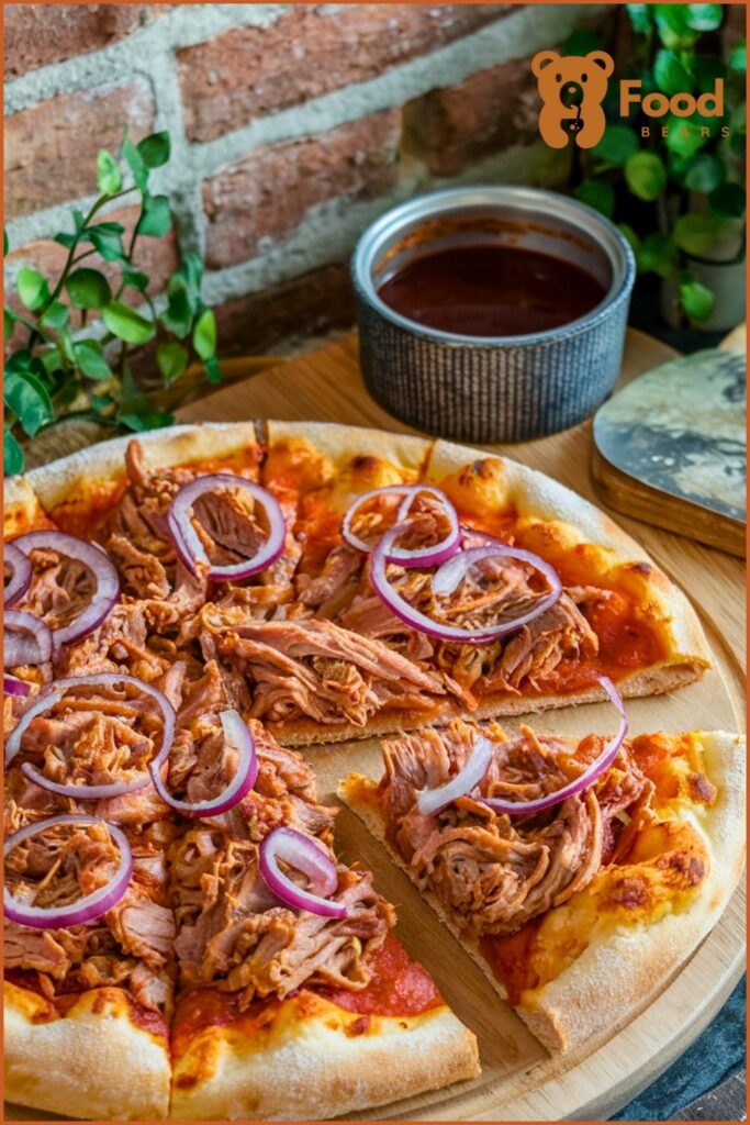 Wood Pellet Pizza Oven Recipes - Pulled Pork Pizza wood oven