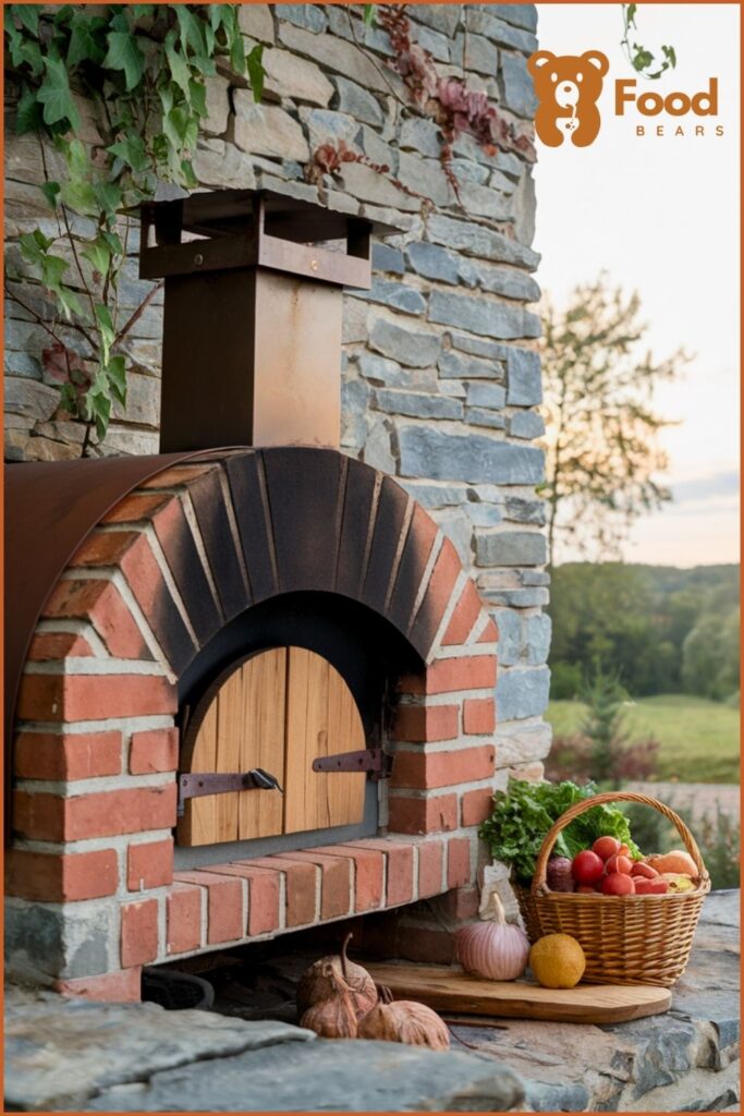 DIY Brick Pizza Oven - Rustic Cottage Brick Pizza Oven