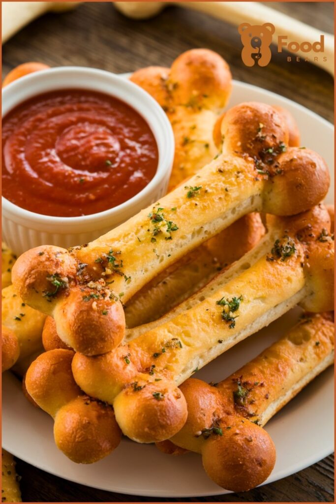 Halloween Pizza Ideas - Skeleton Bones Breadsticks