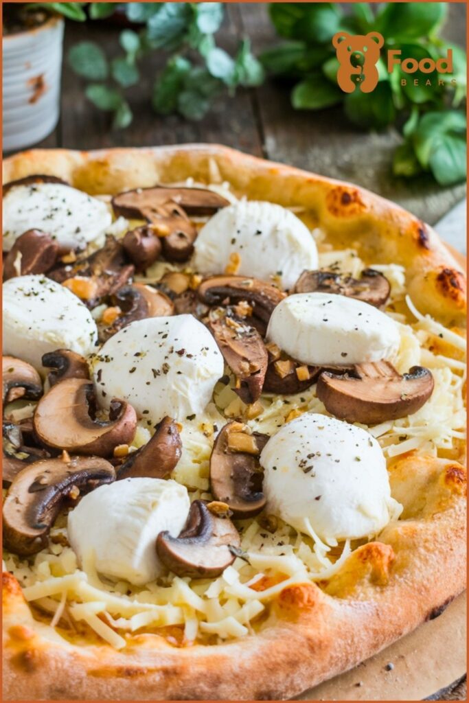 Wood Pellet Pizza Oven Recipes - Truffle Mushroom Pizza wood oven