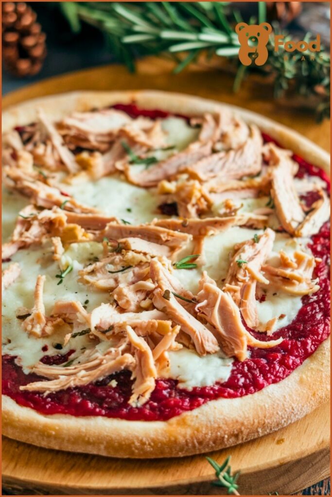 Easy Leftover Turkey Pizza