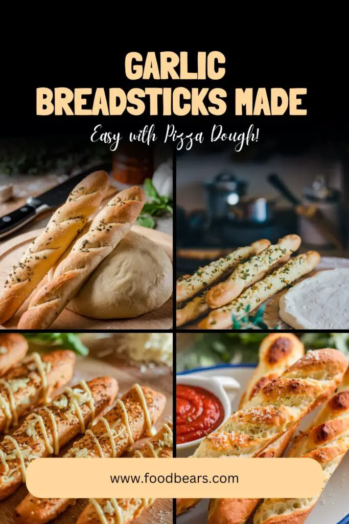 Garlic Pizza Dough Recipes - Garlic Breadsticks with Pizza Dough