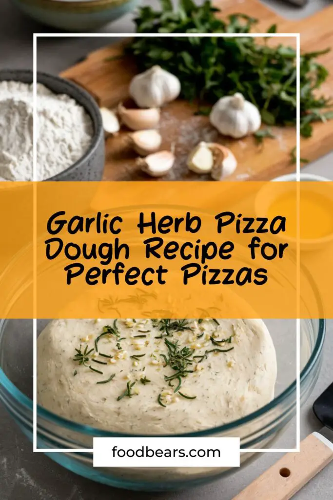 Garlic Pizza Dough Recipes - Garlic Herb Pizza Dough Recipe