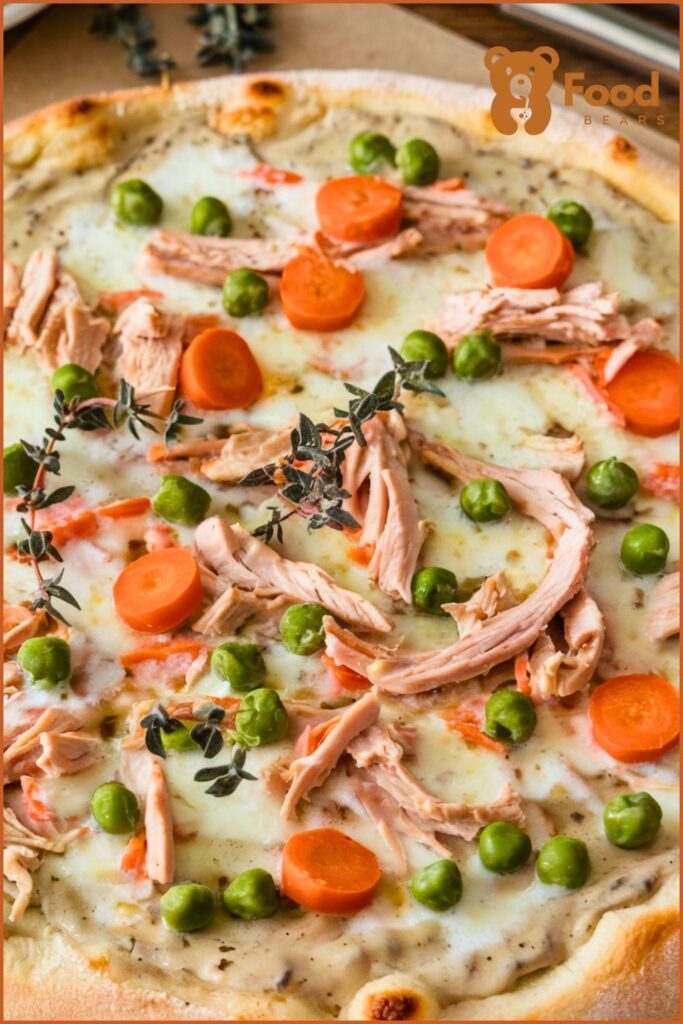 Leftover Thanksgiving Turkey Pot Pie Pizza