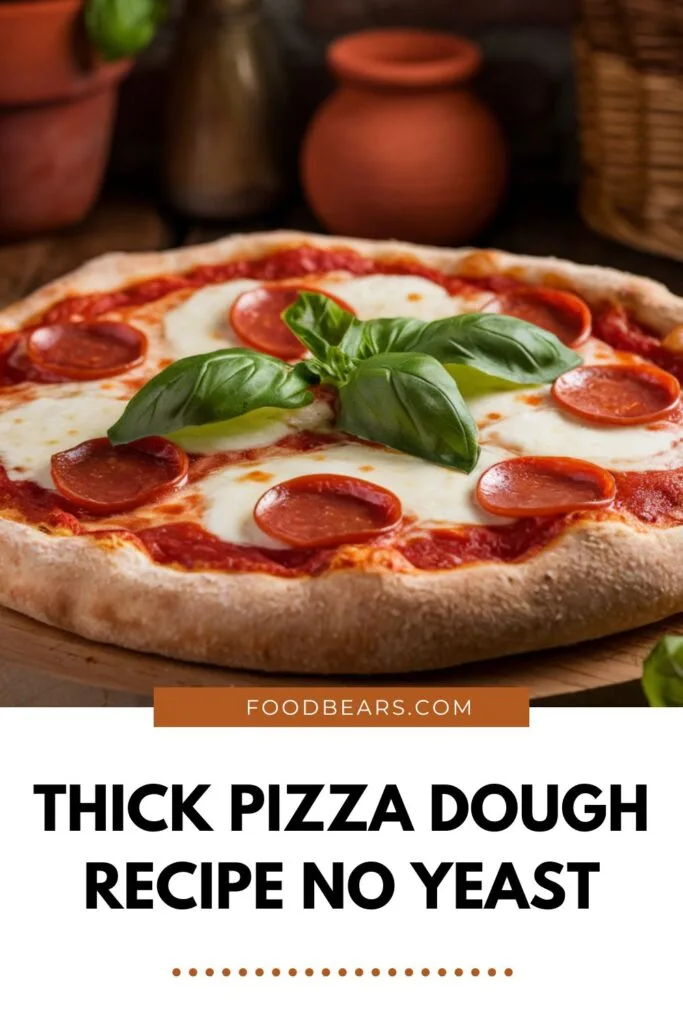 Thick Pizza Dough Recipes - No-Yeast Thick Pizza Dough for Easy Baking