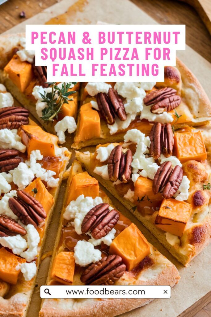 Thanksgiving Pizza Ideas - Pecan and Butternut Squash Pizza