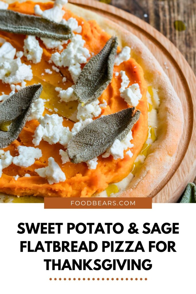 Sweet Potato and Sage Flatbread Pizza