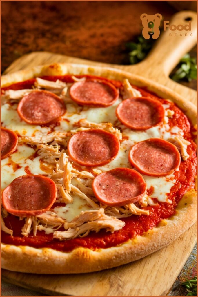 Turkey Pepperoni Pizza