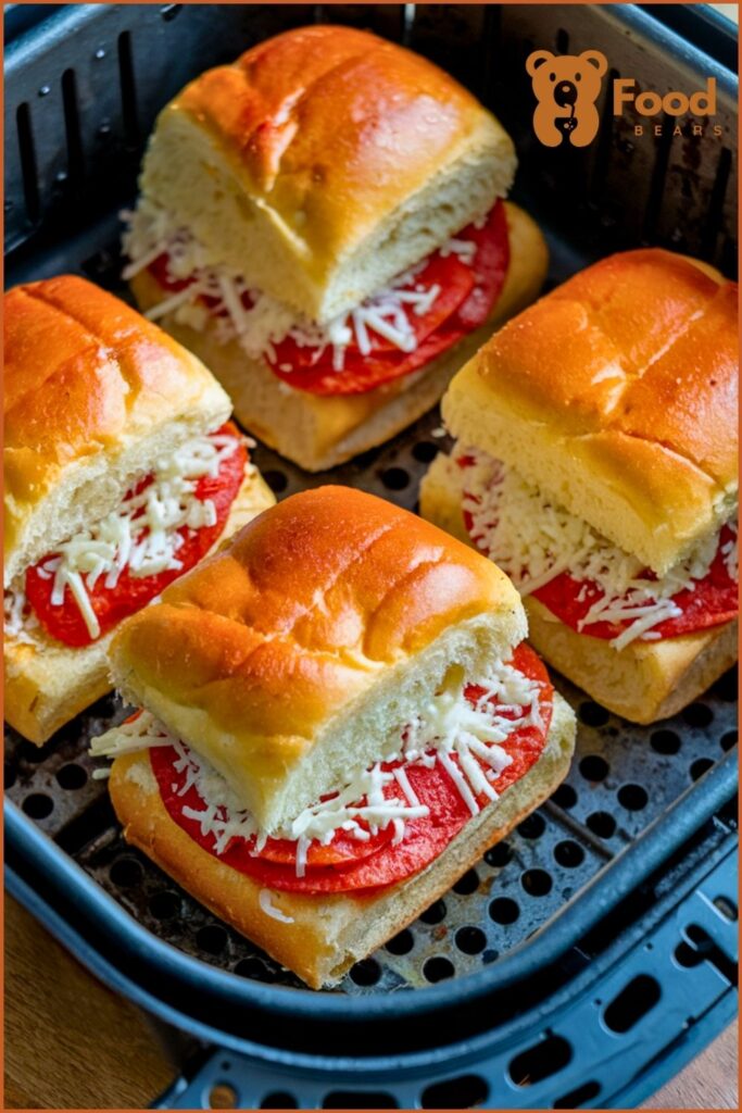 Pizza Sliders Hawaiian Rolls - Air Fryer Pizza Sliders Hawaiian Rolls