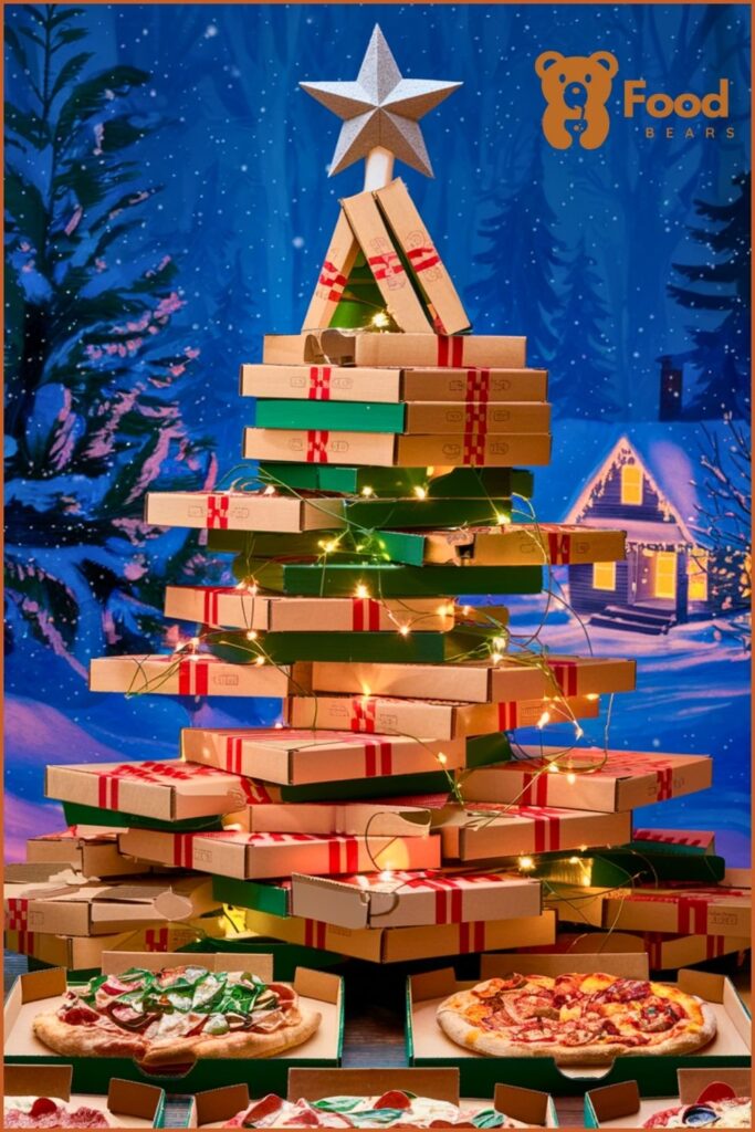 Pizza Box Christmas Tree