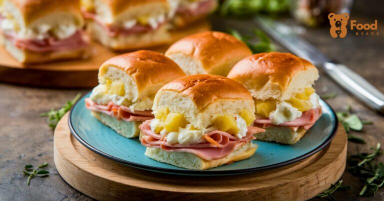 Pizza Sliders Hawaiian Rolls