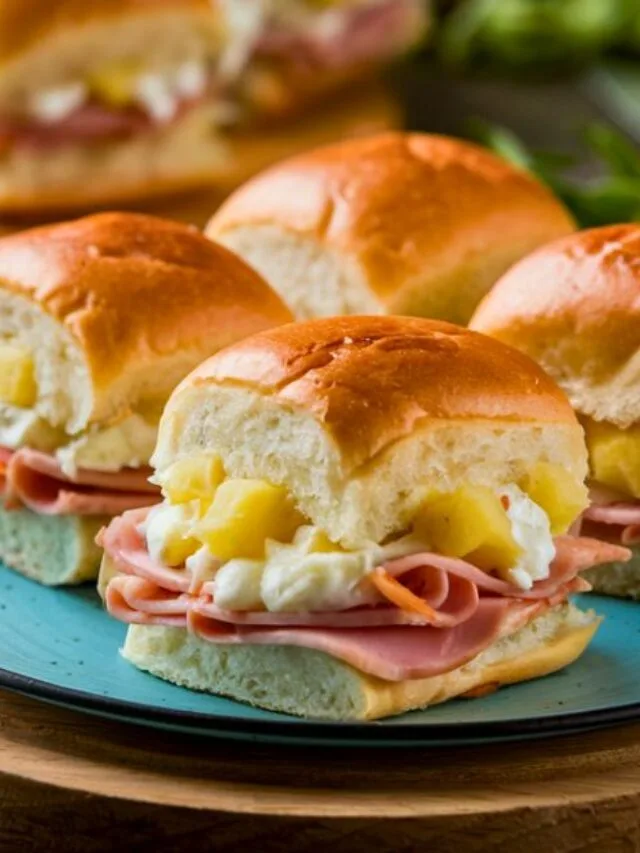 Pizza Sliders Hawaiian Rolls