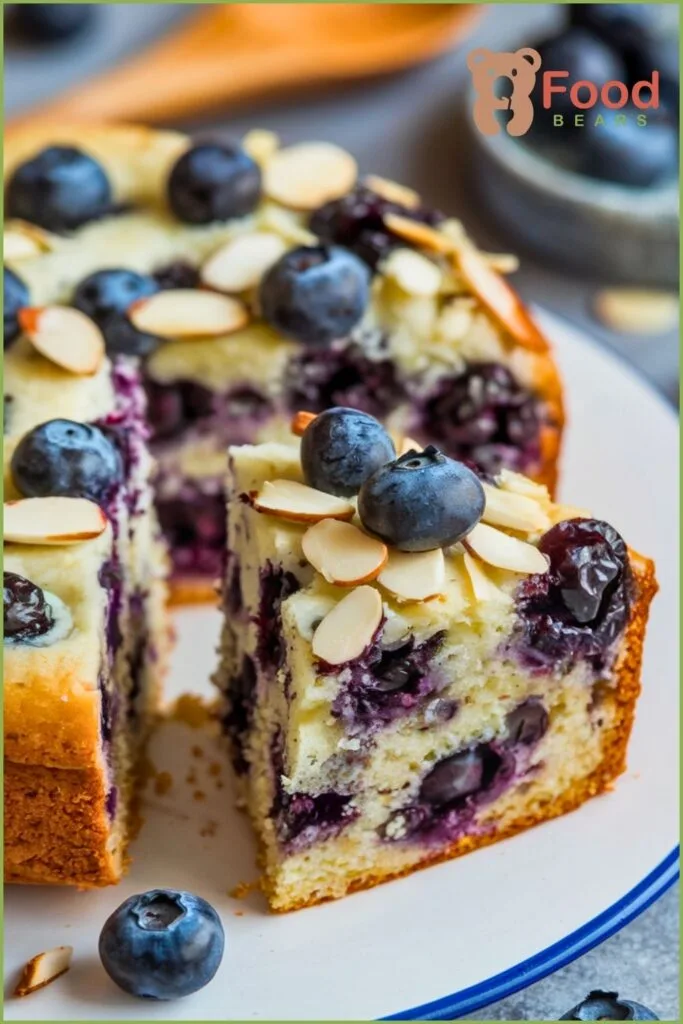 Blueberry Almond Breakfast Cake
