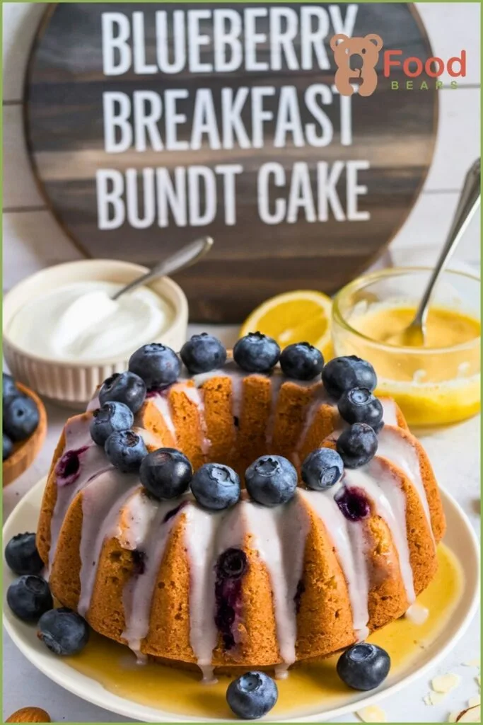 Blueberry Almond Breakfast Cake