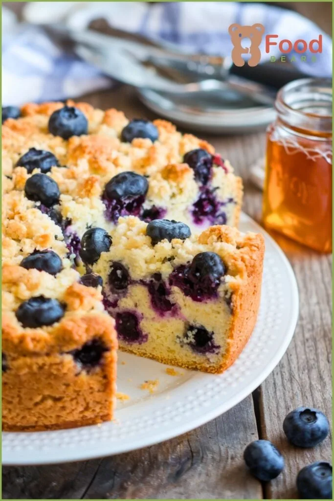 Blueberry Breakfast Cake No Eggs