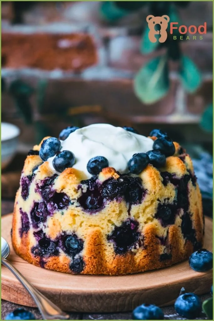 Blueberry Breakfast Cake Sour Cream