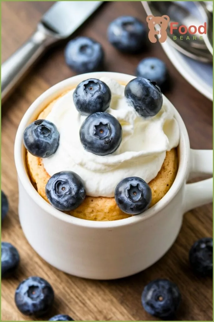 Blueberry Breakfast Mug Cake