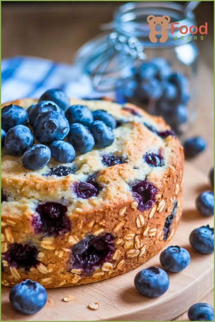 Blueberry Breakfast Oat Cake