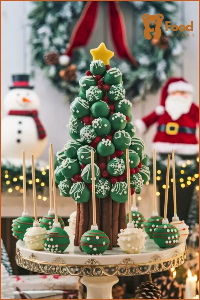 Cake Pop Christmas Tree