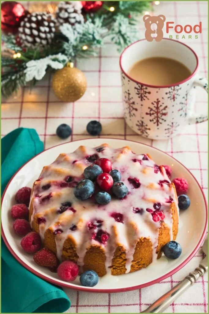 Christmas Cranberry Breakfast Cake