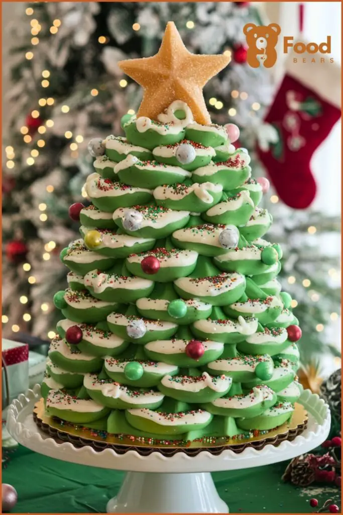 Christmas Dessert Tree Cake