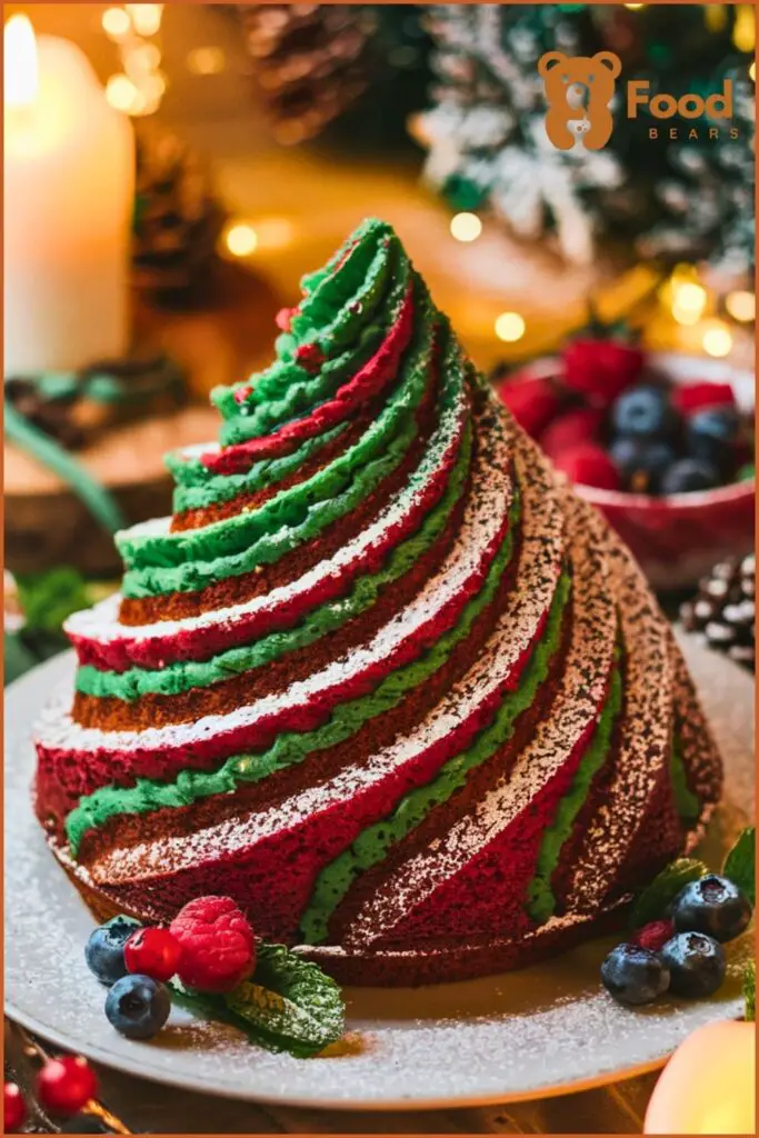 Christmas Tree Bundt Cake