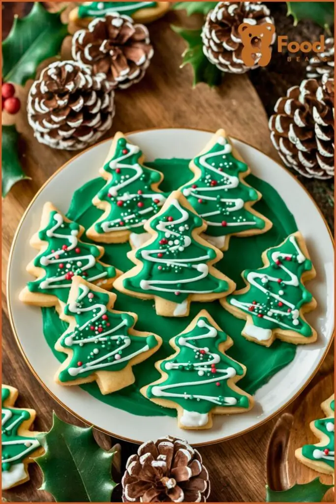 Christmas Tree Cake Cookies