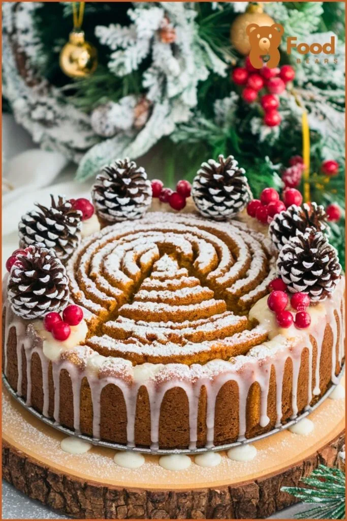 Christmas Tree Coffee Cake