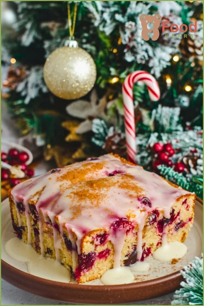Keto Cranberry Christmas Cake