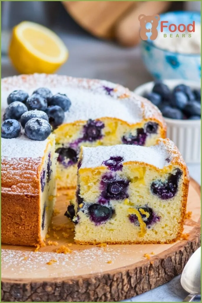 Lemon Blueberry Breakfast Cake