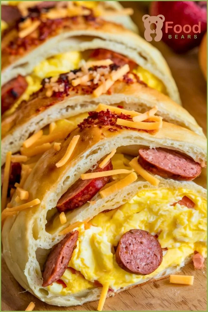Breakfast Stromboli with Pizza Dough