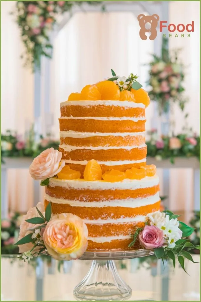 Citrus Bridal Shower Cake