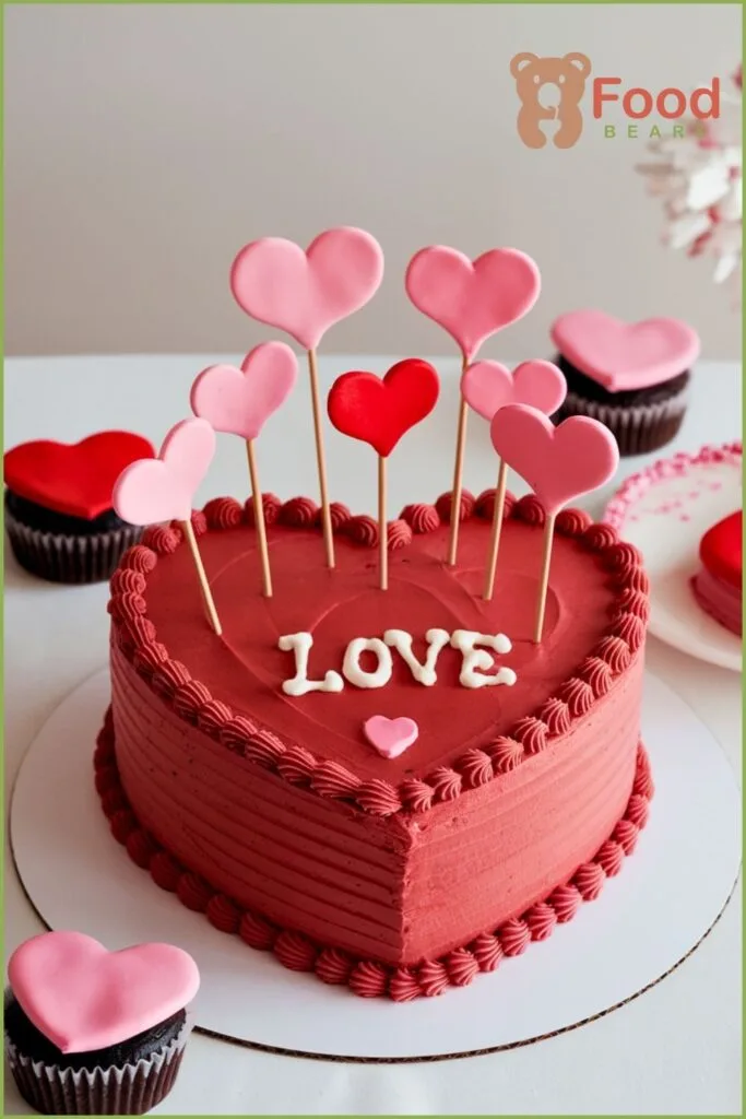 Heart Shape Valentine Cake Ideas